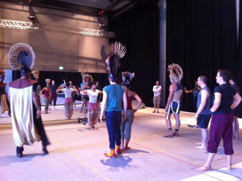 Alfira gives workshop to The Lion King Musical cast