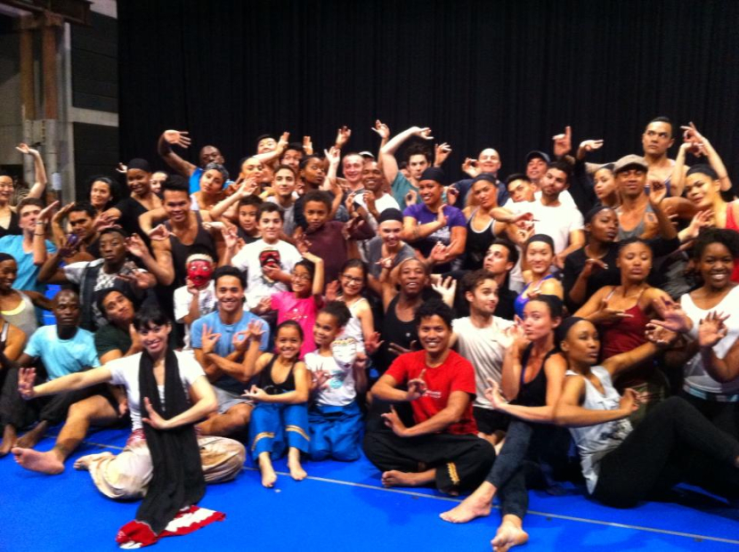 Photo Group with The Lion King Musical cast